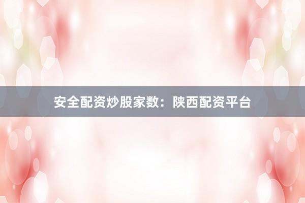 安全配资炒股家数：陕西配资平台