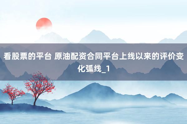 看股票的平台 原油配资合同平台上线以来的评价变化弧线_1